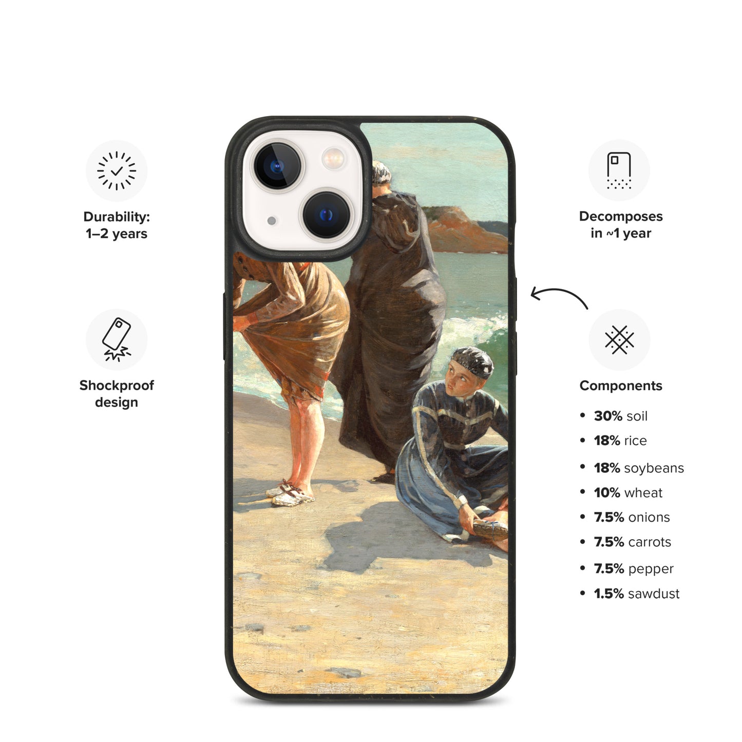 Speckled iPhone case