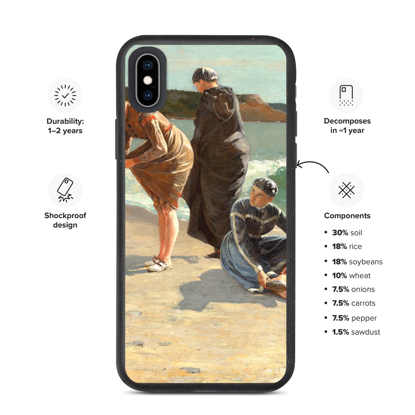Speckled iPhone case
