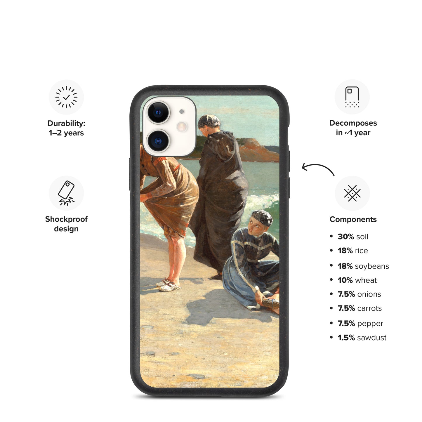 Speckled iPhone case