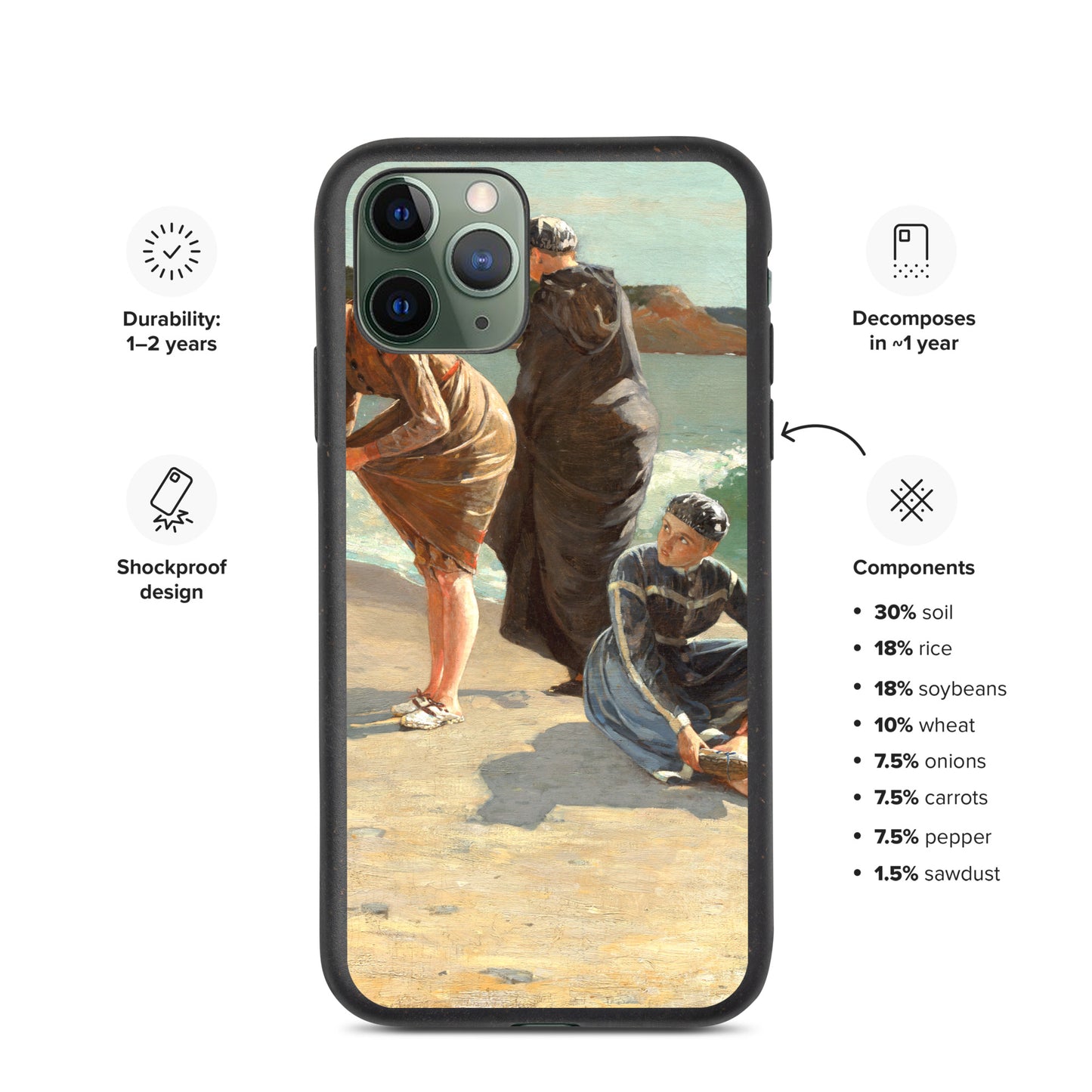 Speckled iPhone case