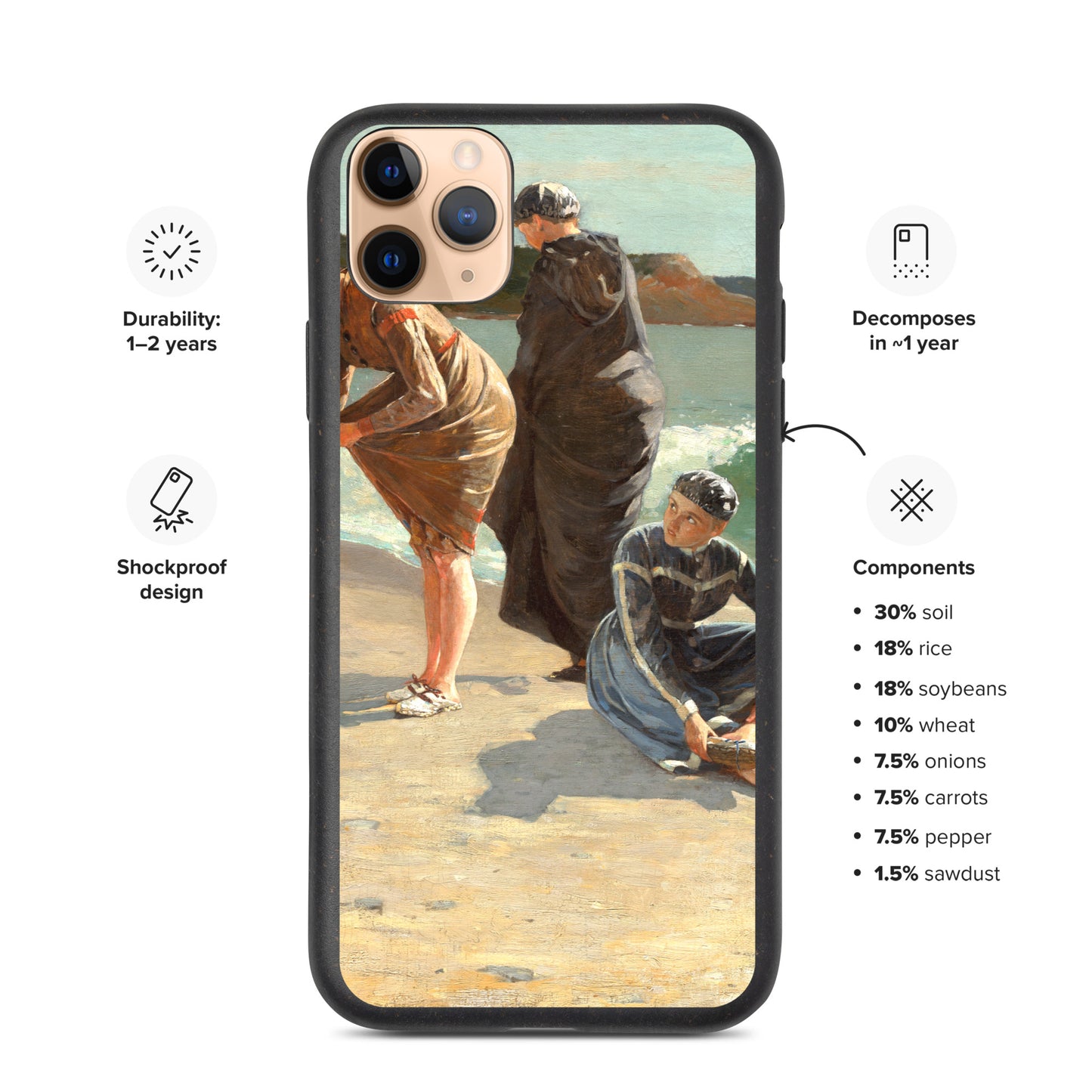 Speckled iPhone case