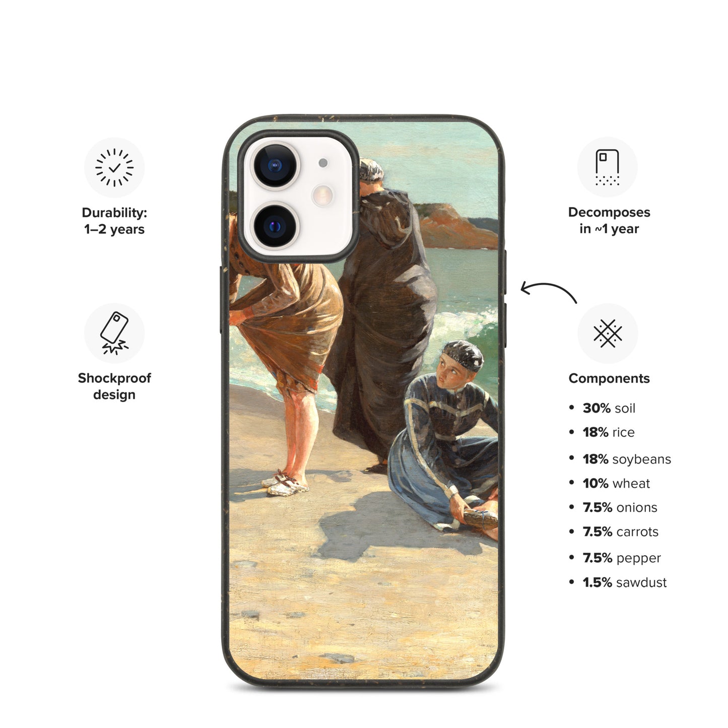 Speckled iPhone case