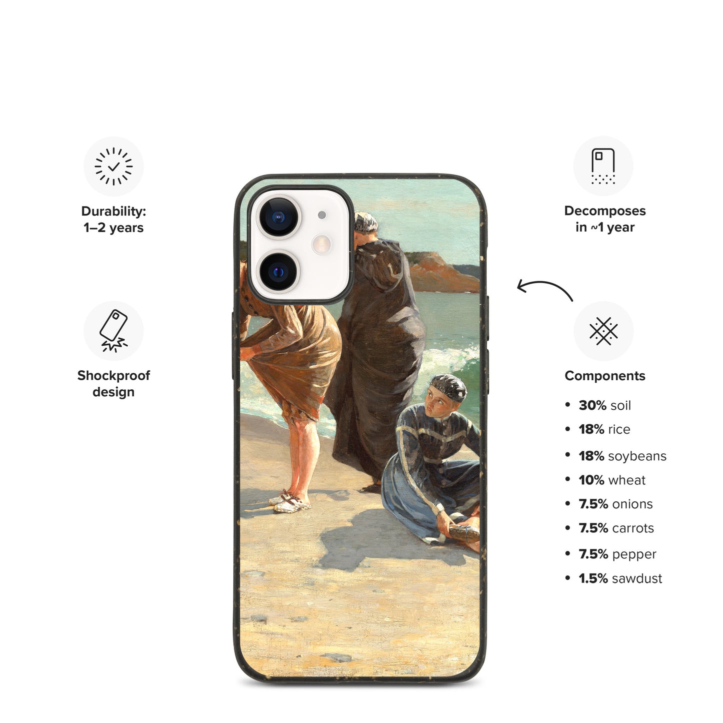 Speckled iPhone case
