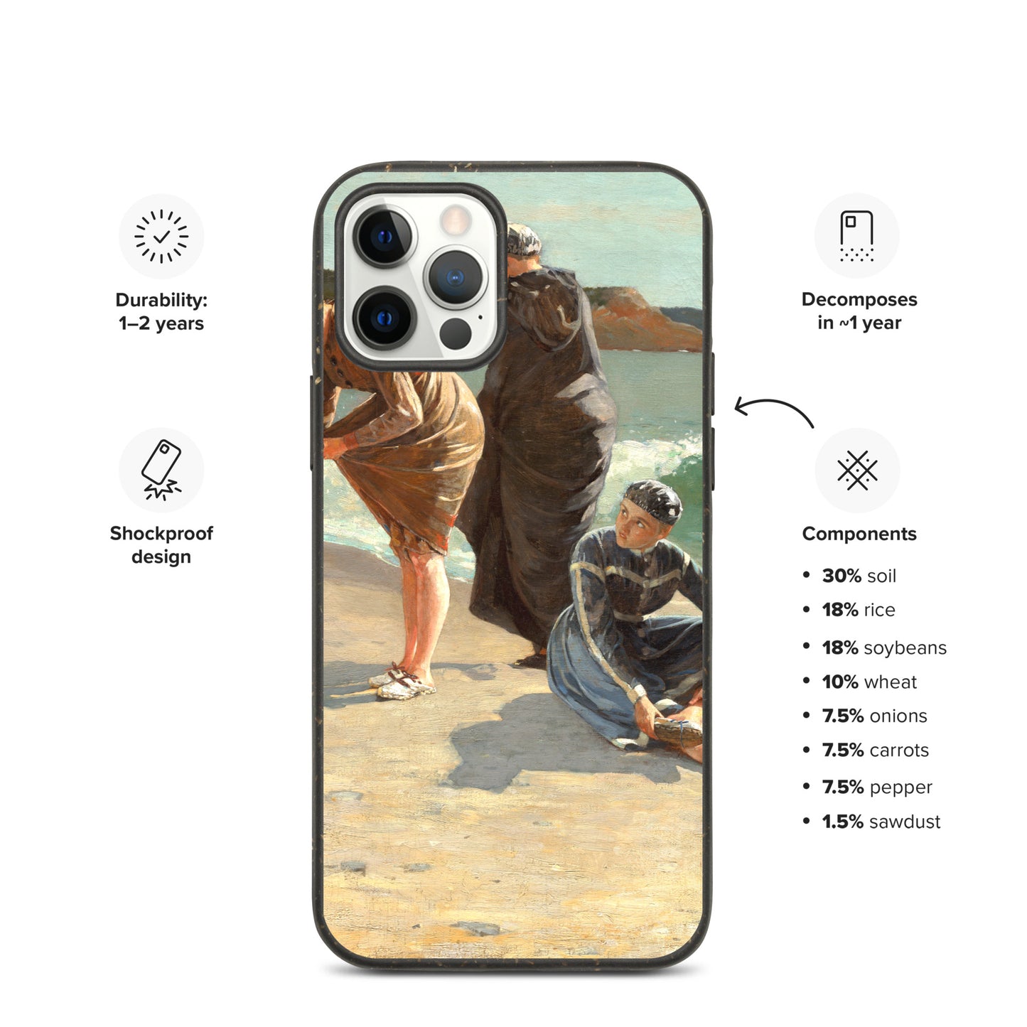 Speckled iPhone case