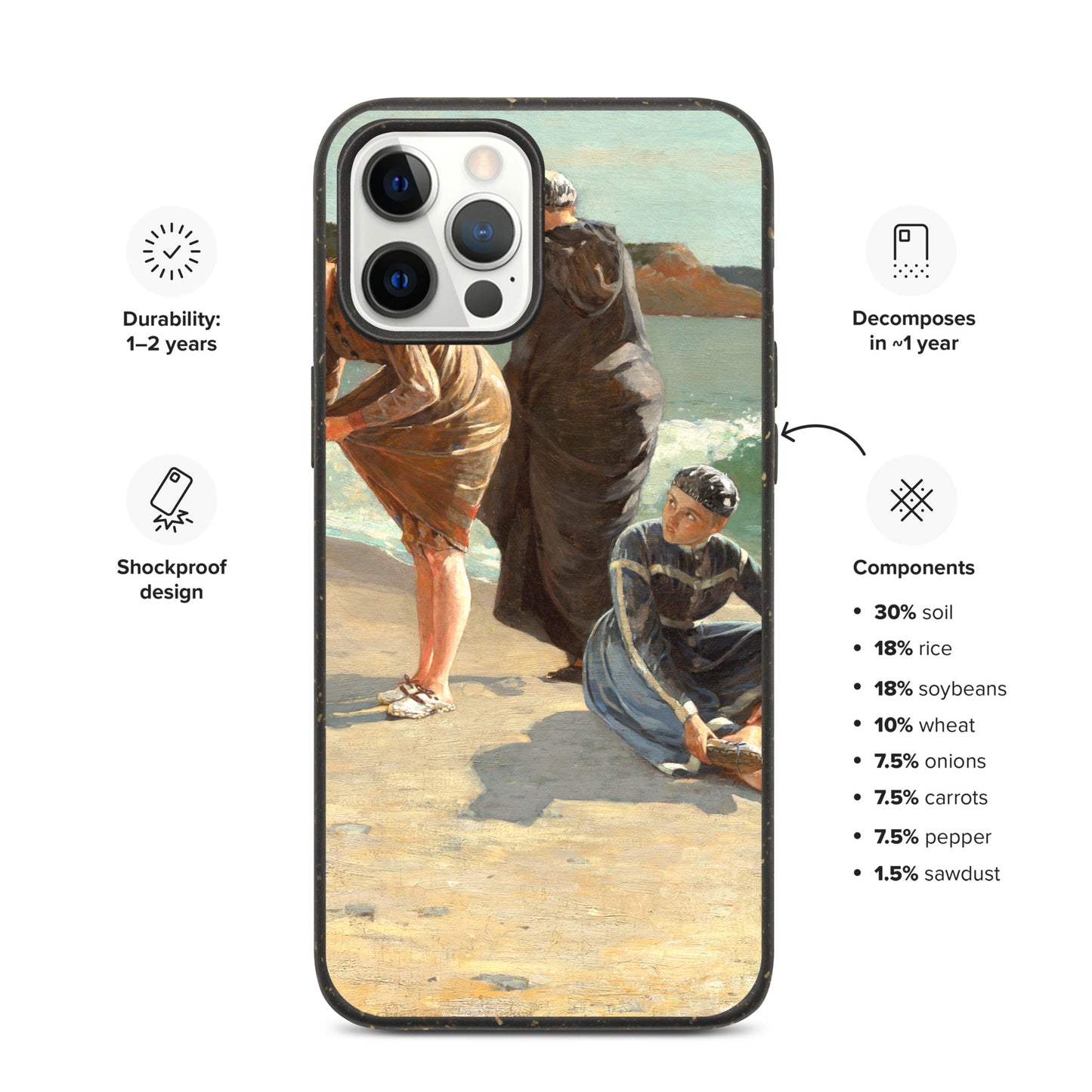 Speckled iPhone case