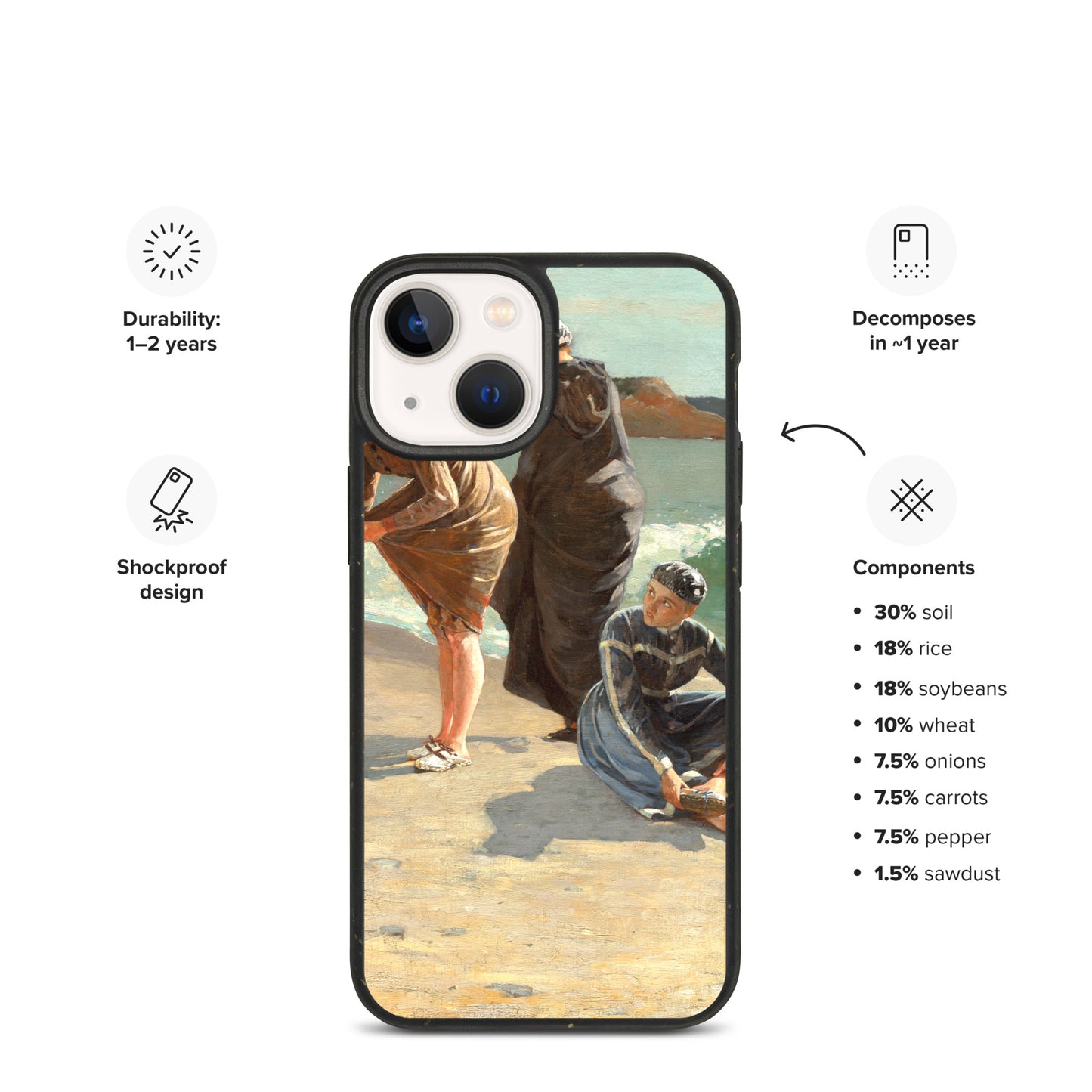 Speckled iPhone case