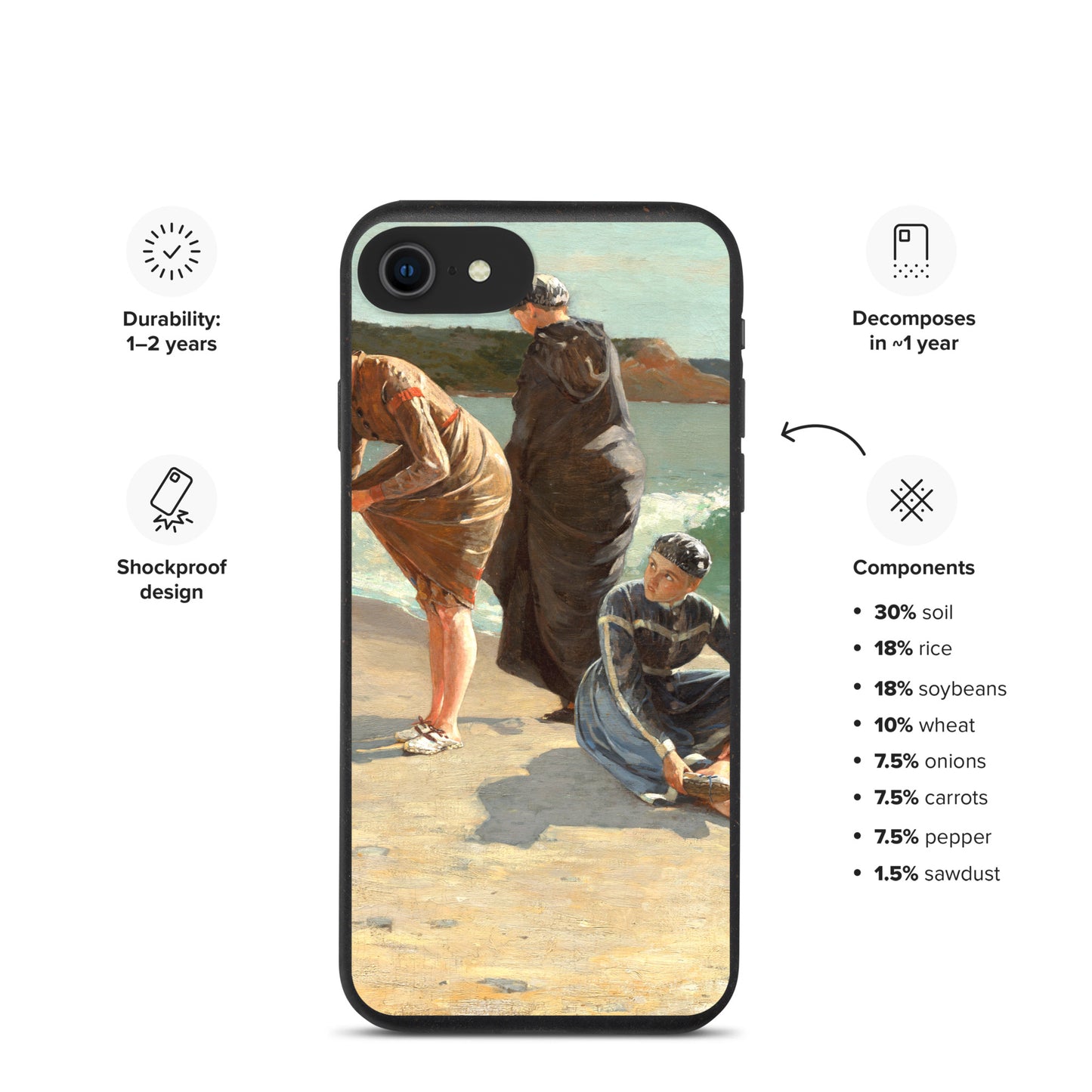 Speckled iPhone case