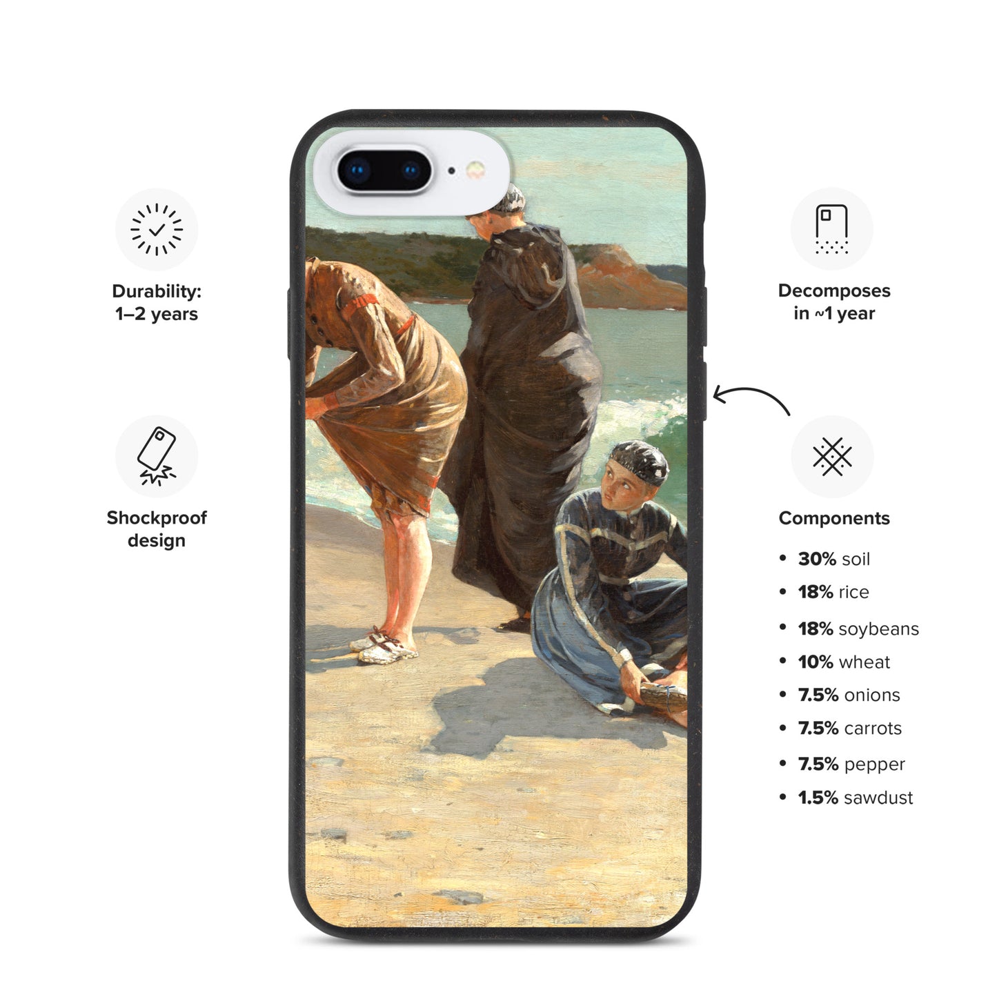 Speckled iPhone case