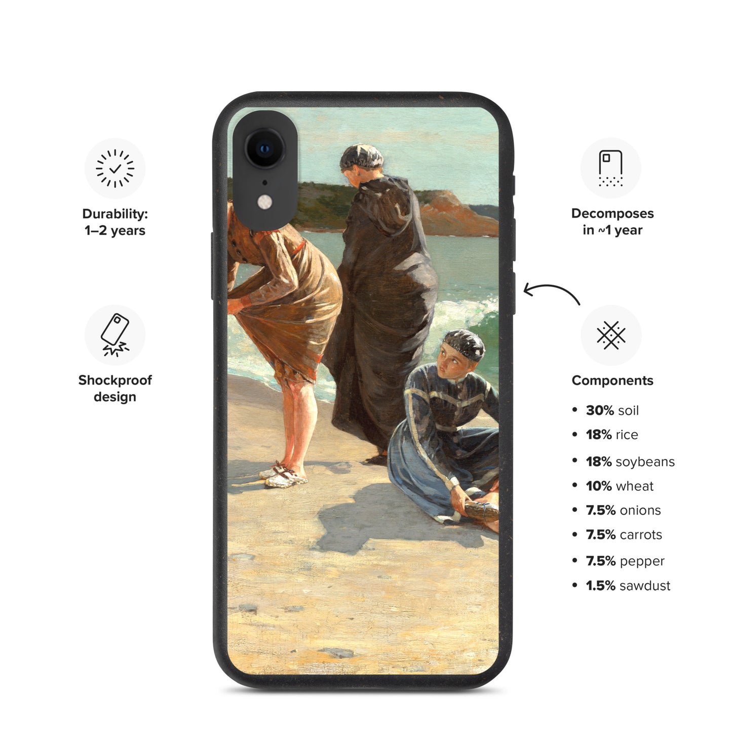 Speckled iPhone case