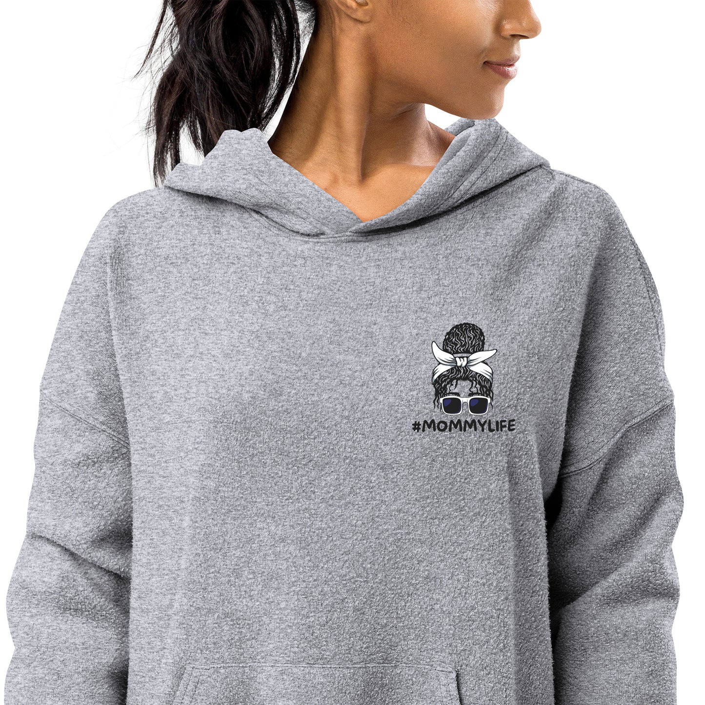 Unisex sueded fleece hoodie
